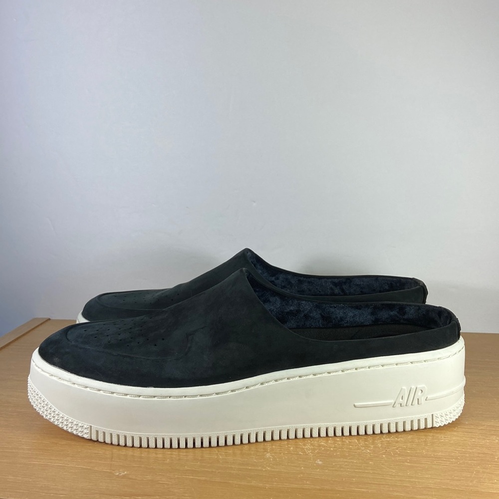 Nike Air Force 1 Lover XX Women’s Size 9.5 Mule Sneakers Black/Sail